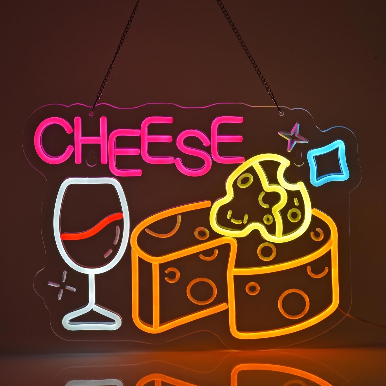 Home Decor Retail Stores - Enseigne néon « Fromage », Décoration