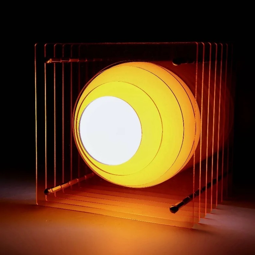 Home Decor Center - Lampe lunaire en acrylique à mille