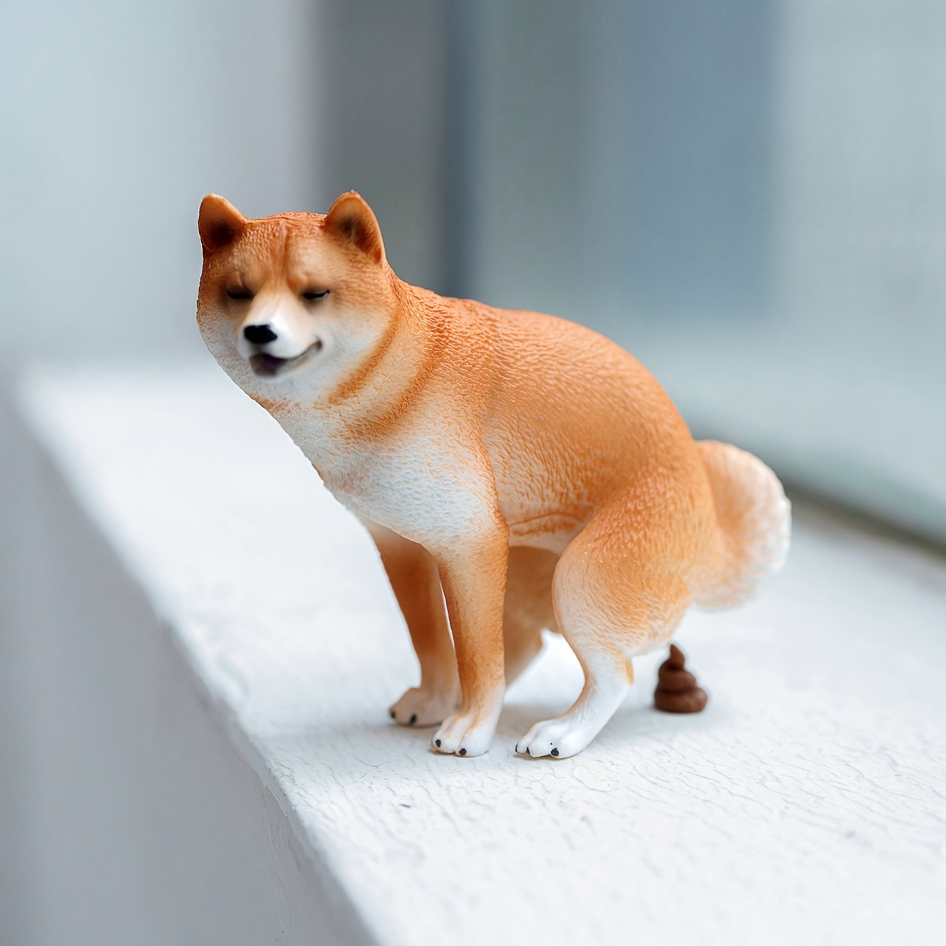 Home Decor Kit - Ensemble de figurines Shiba Inu amusantes,
