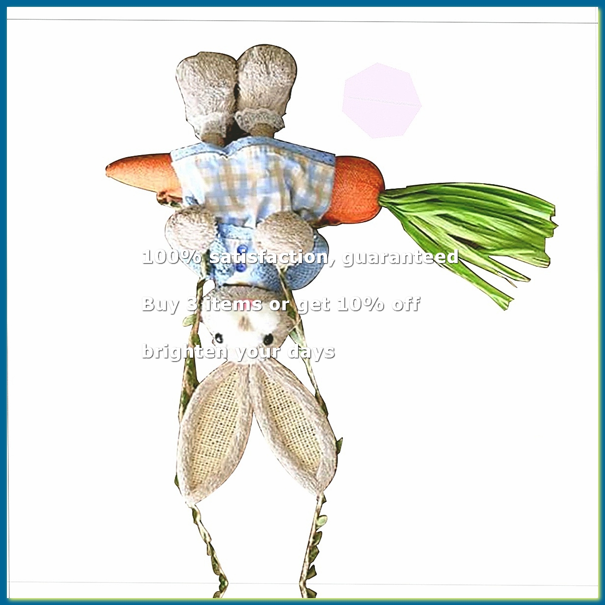 Home Decoration - Figurine de lapin de Pâques en