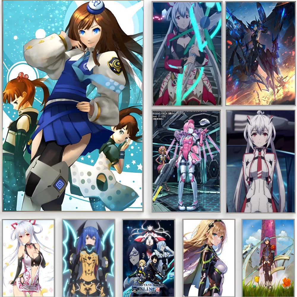 Home Decor Game Online - Affiche d'animation de jeu anime p-Phantasy