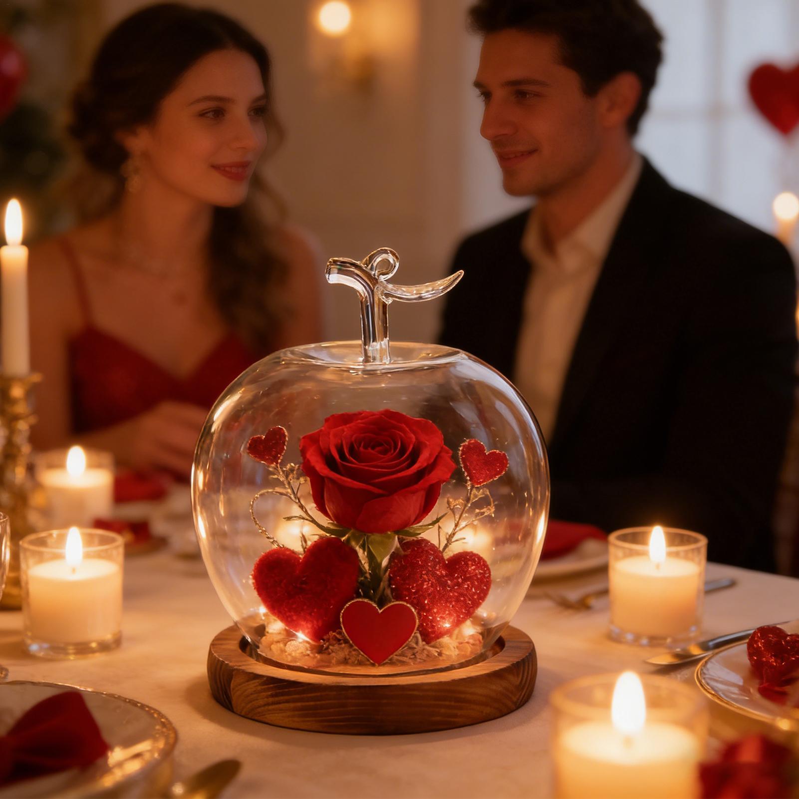 Home Decor Retail Stores - Cloche en verre pour fleurs préservées,