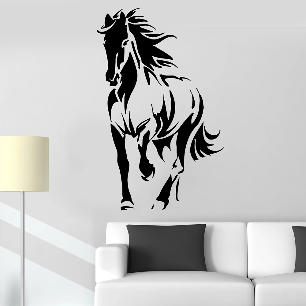 Home Decor Vinyl Flooring - Autocollant mural en vinyle Silhouette de