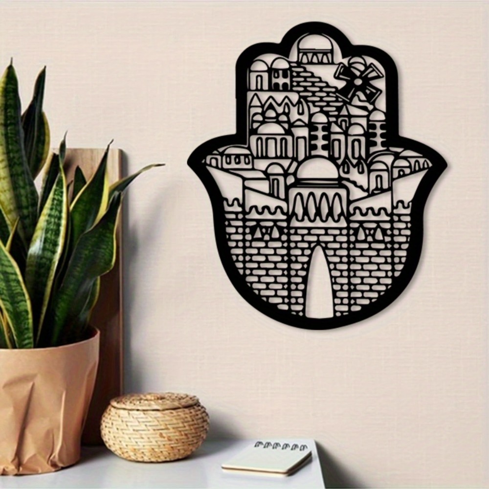 Home Decoration - CIFBUY Art mural en fer, architecture