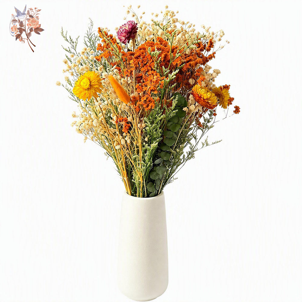 Dried Flower Bouquet - Bouquet de fleurs séchées d'automne, herbe