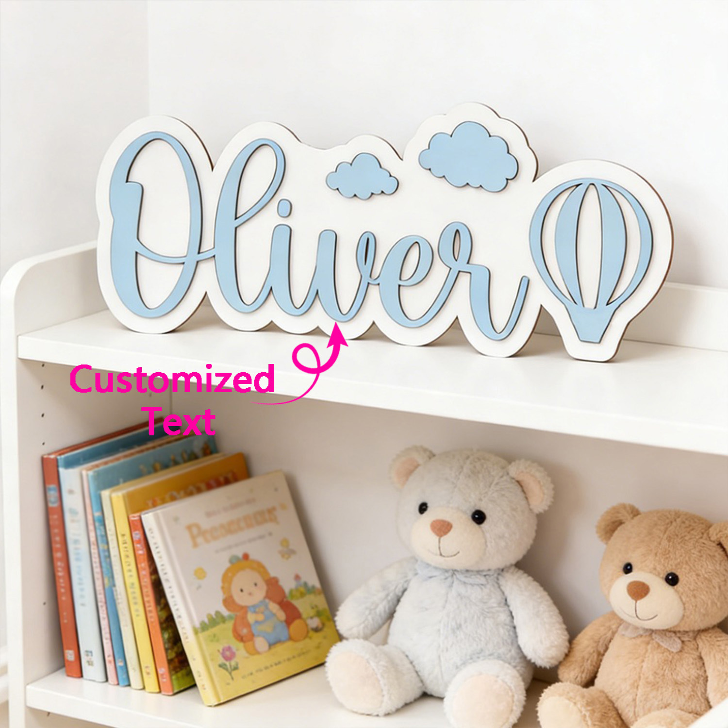 Home Decor For Wedding - Panneau de chambre personnalisé avec nom,