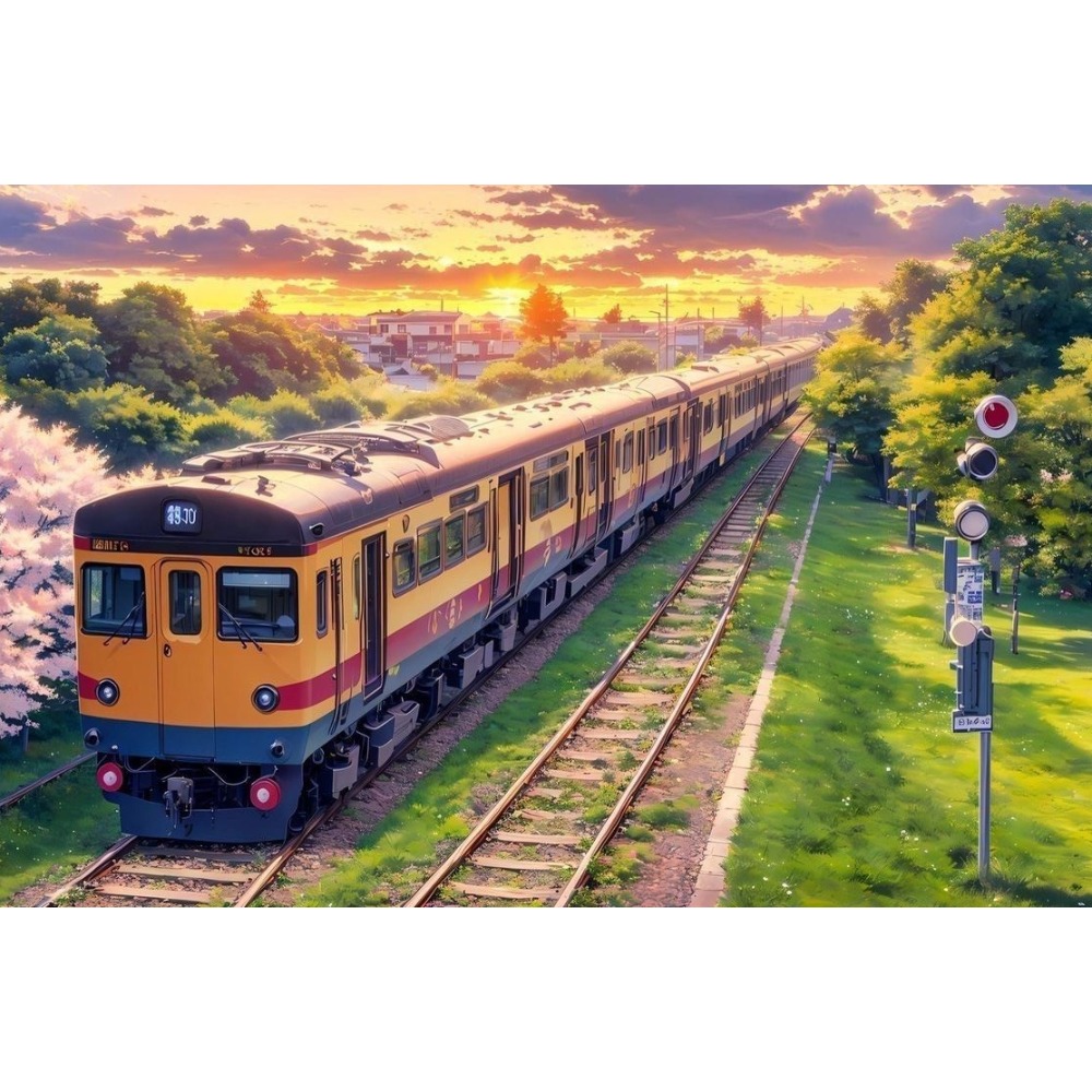 Home Decor Under 1000 - Puzzles 500/1000/1200/2000 pièces, le train sous