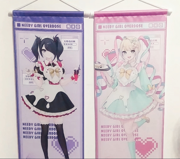 Home Decor Painting - Panneau Décoratif Anime Rain NEEDY GIRL