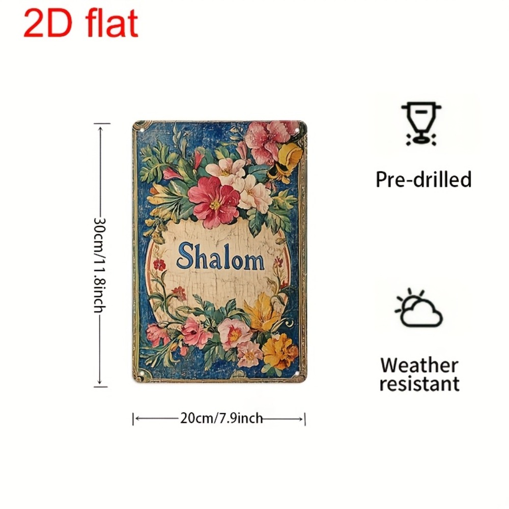 Home Decoration - CIFBUY Art mural en aluminium Shalom
