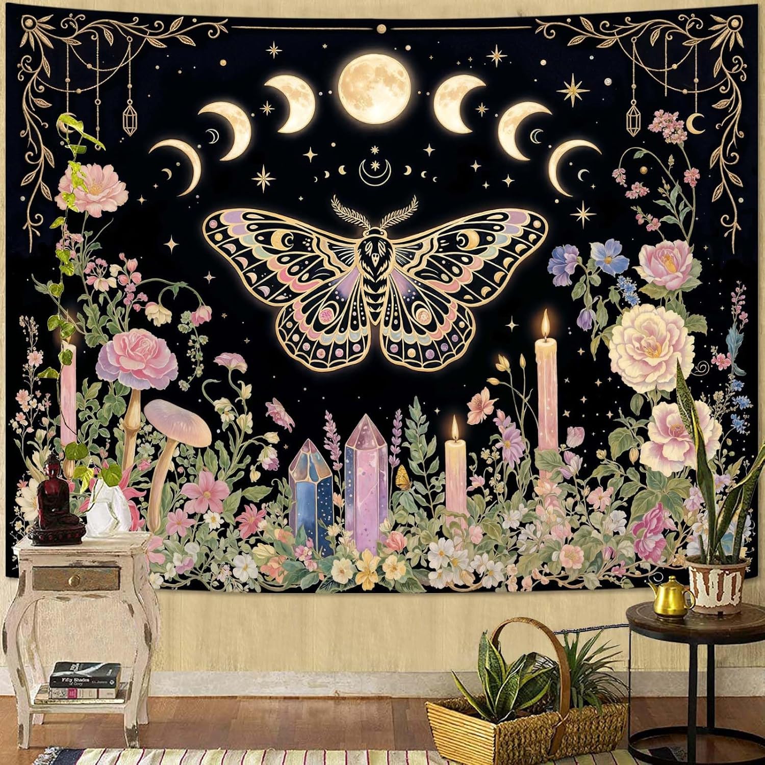 Tapisserie murale papillon, ph - Aesthetic Tapestry avis et prix