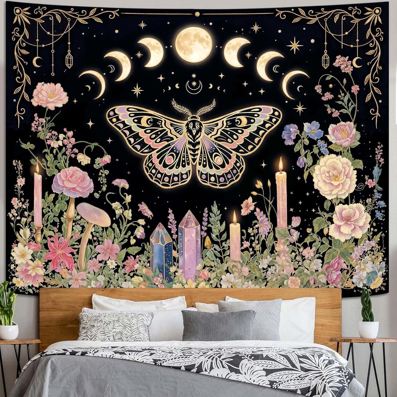 Tapisserie murale papillon, ph - Aesthetic Tapestry avis et prix