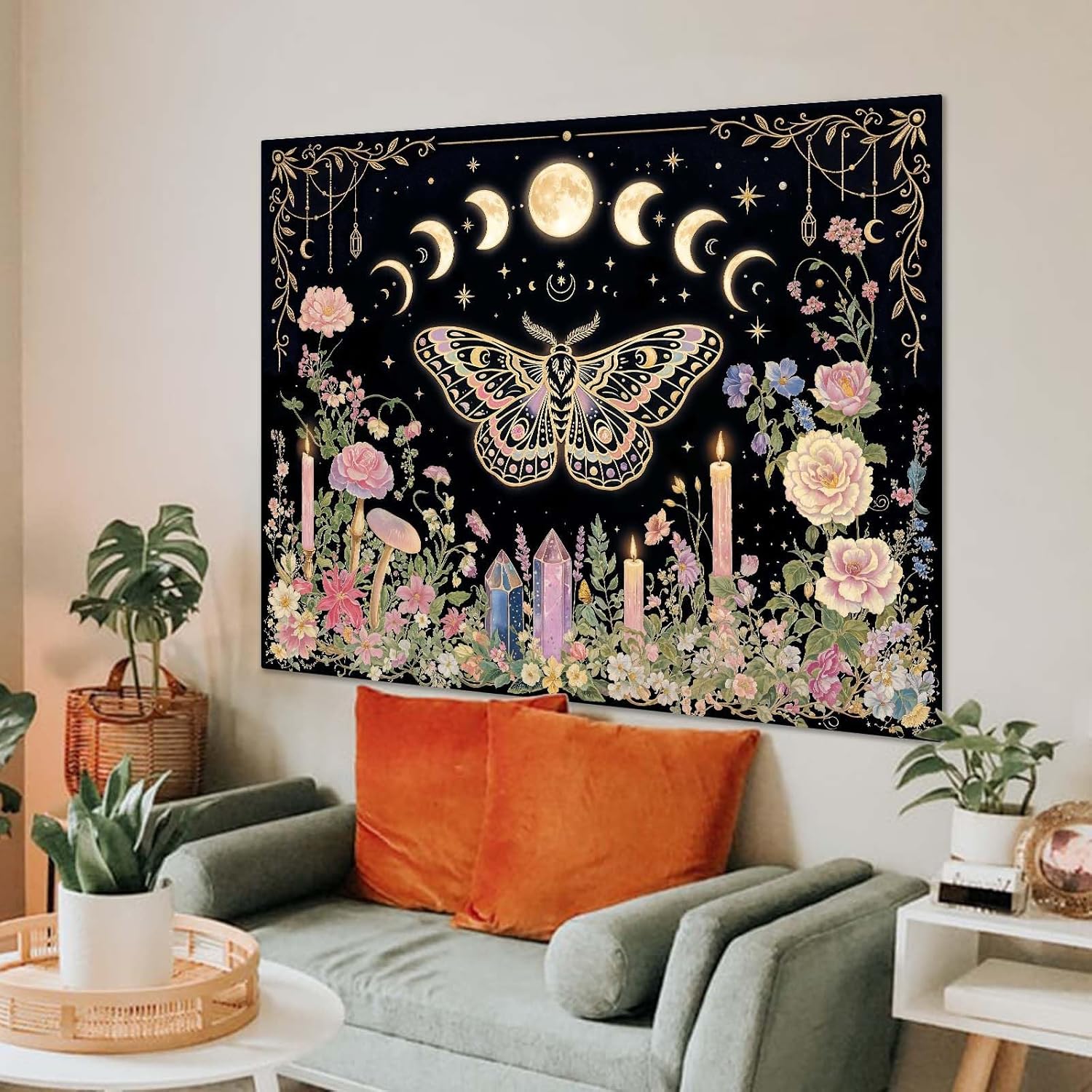 Tapisserie murale papillon, ph - Aesthetic Tapestry avis et prix