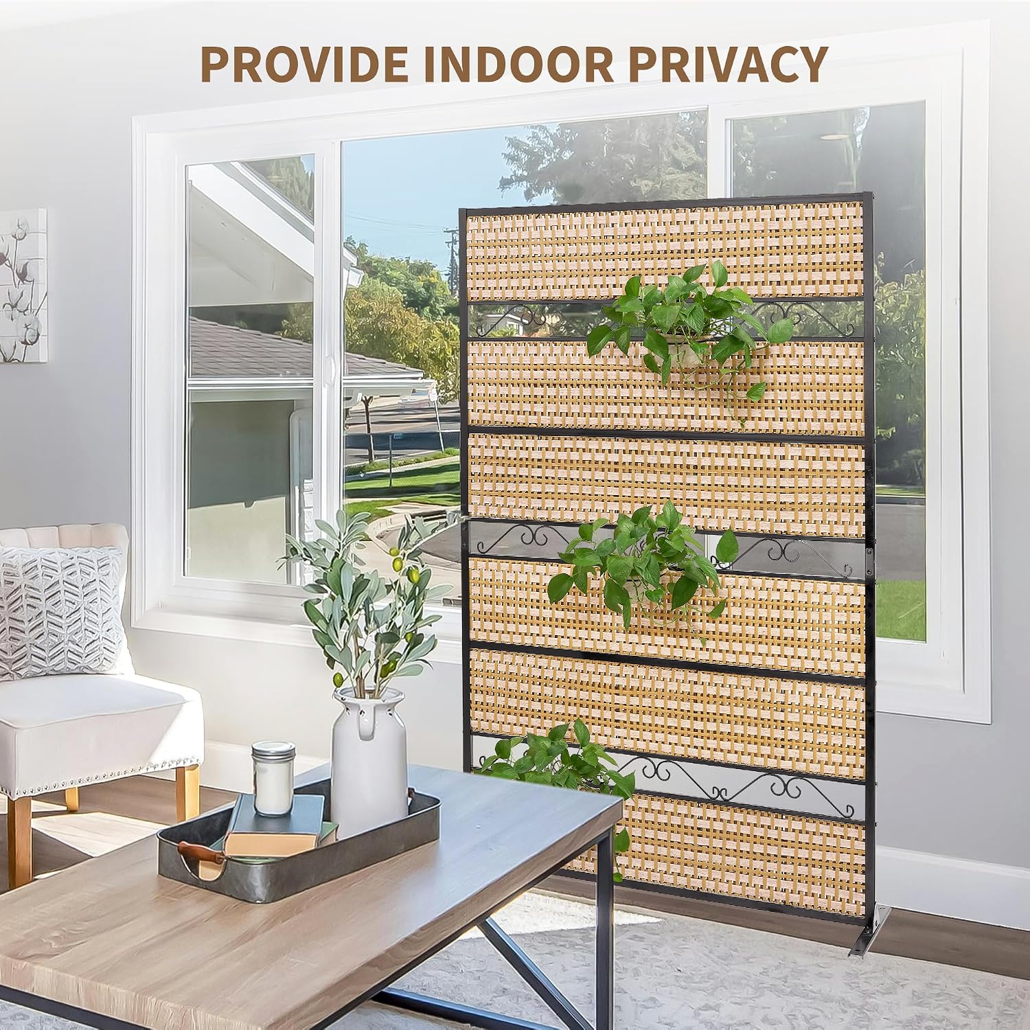 Paravent d'extérieur en rotin  - Room Divider Screen avis et prix