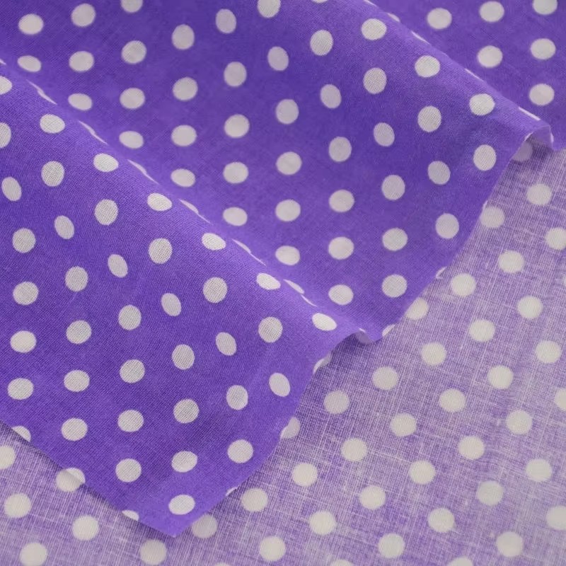 Tissu en coton imprimé à pois  - Home Decor Scrap avis et prix