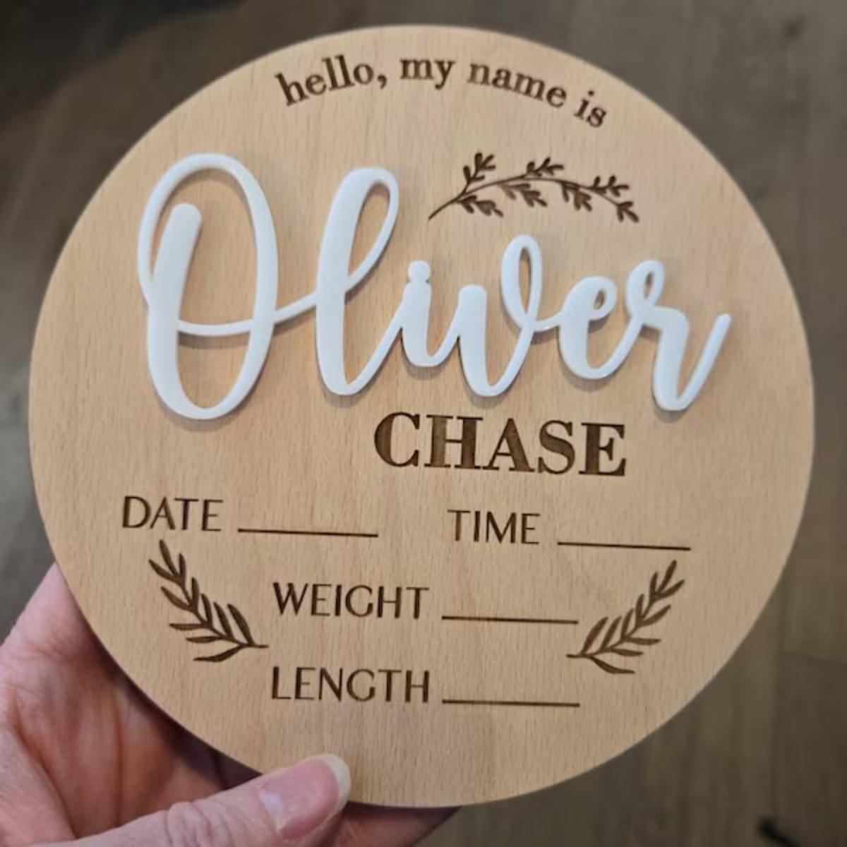 1 plaque personnalisée en bois - Home Decor For Wedding avis et prix