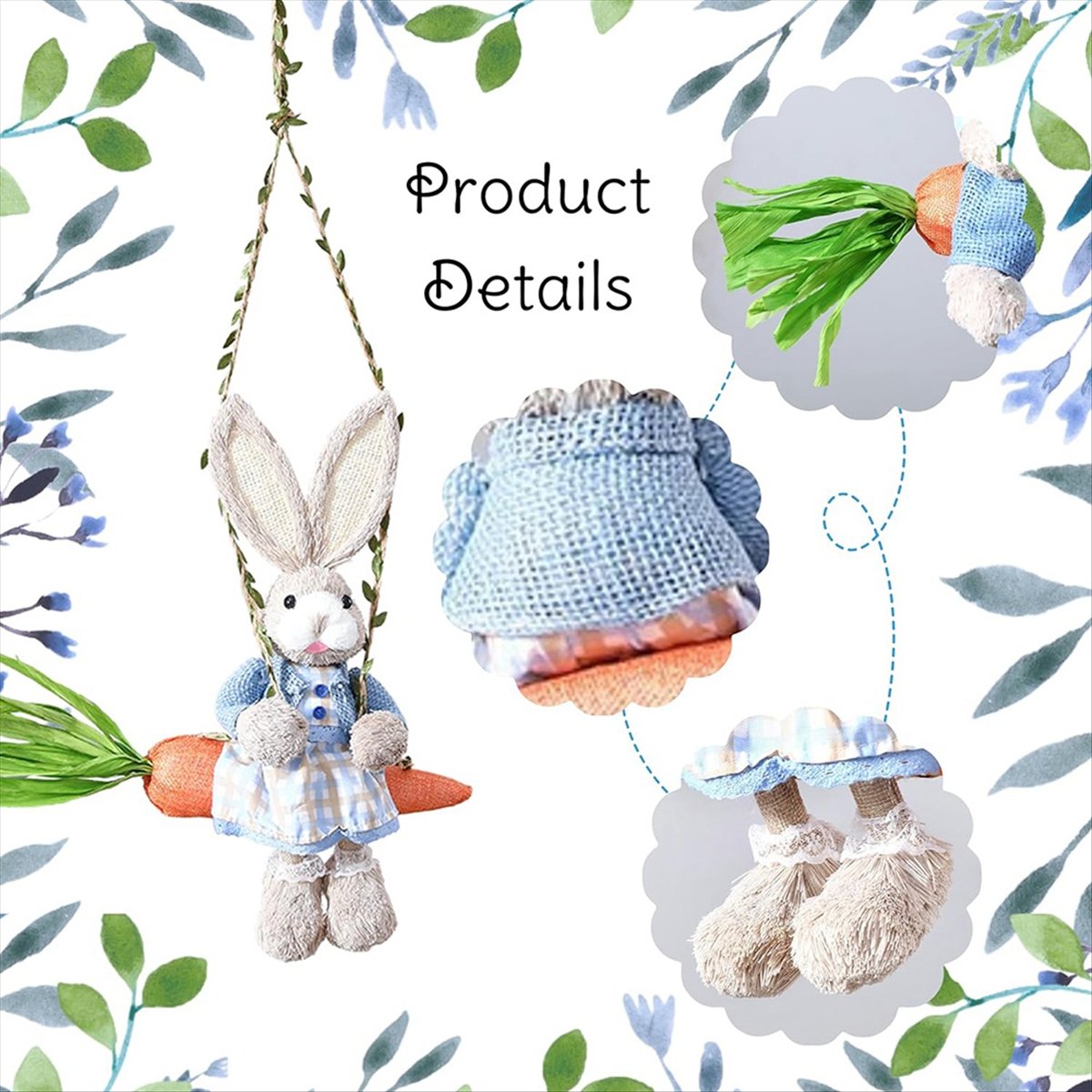Figurine de lapin de Pâques en - Home Decoration avis et prix