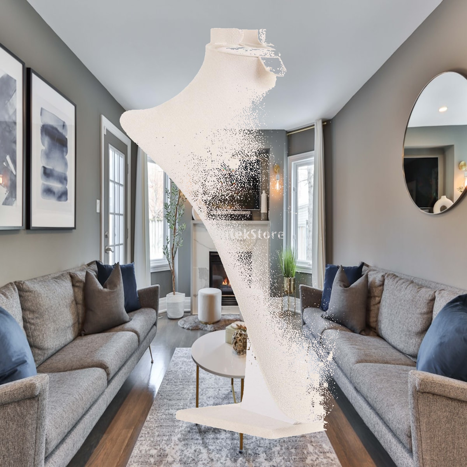 Présentoir de Colliers en Tiss - Home Decor Retail Stores avis et prix