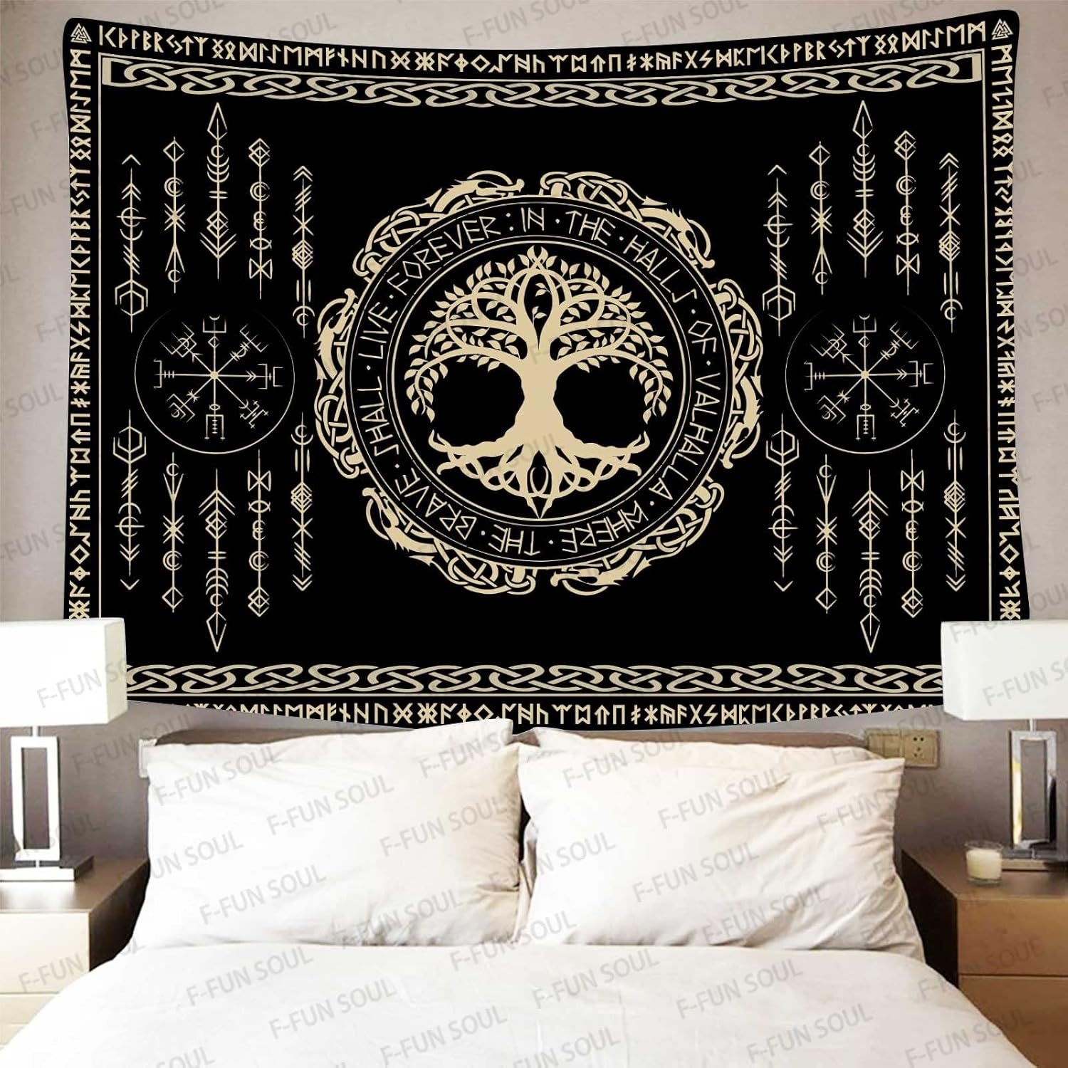 Tapisserie murale bohème indie - Aesthetic Tapestry avis et prix
