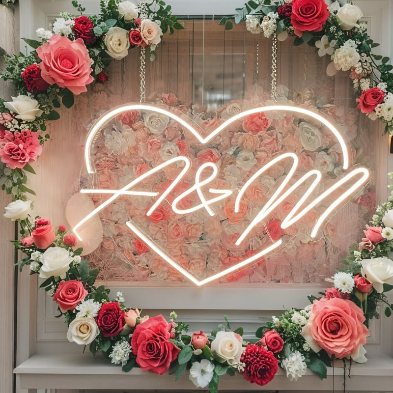 Enseigne au néon LED en forme  - Home Decor For Wedding avis et prix