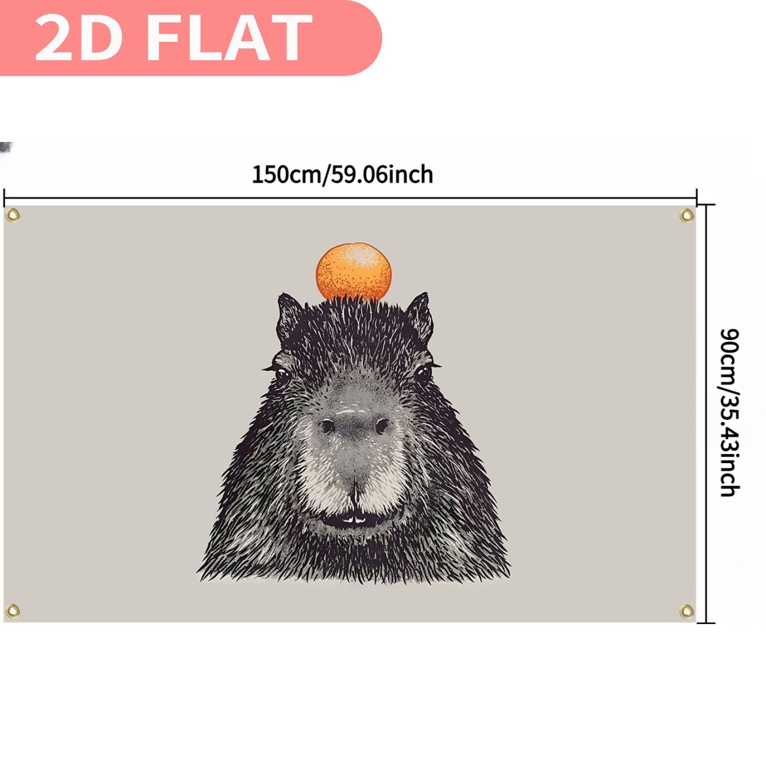Tapisseries Capybara, tapis mu - Aesthetic Tapestry avis et prix