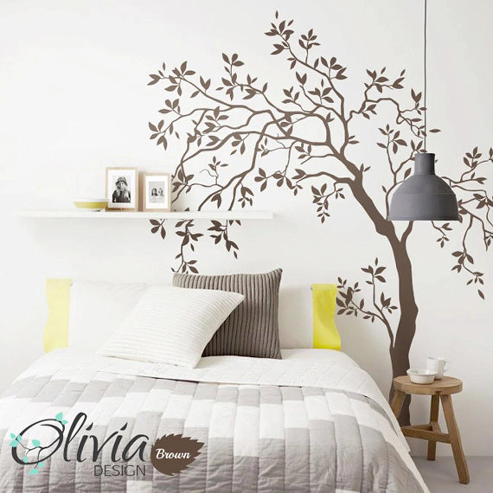 Autocollant mural grand arbre  - Home Decor Vinyl Flooring avis et prix