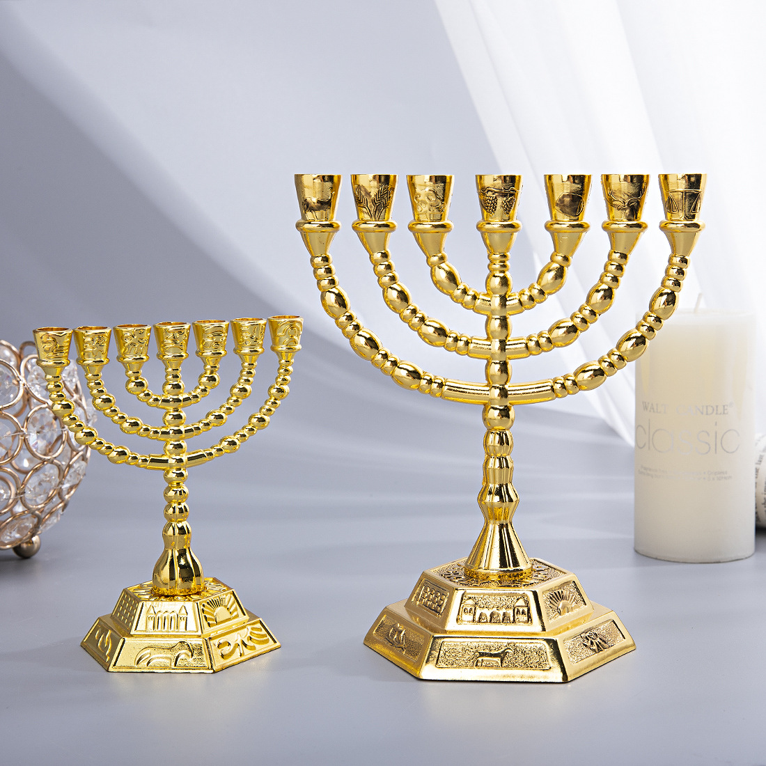 Ménorah à 7 branches, décorati - Home Decoration avis et prix
