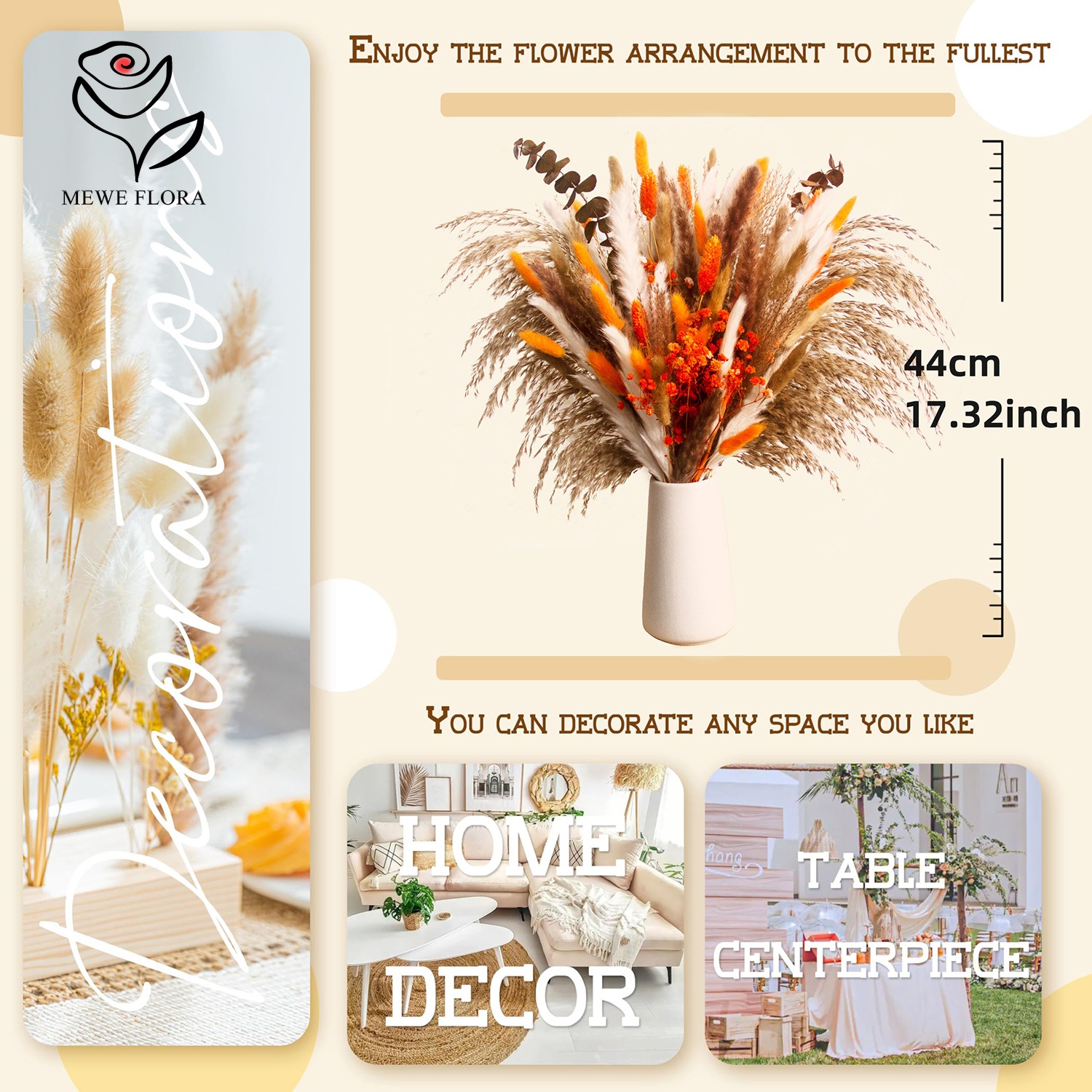 Ensemble de Bouquet de Fleurs  - Dried Flower Bouquet avis et prix
