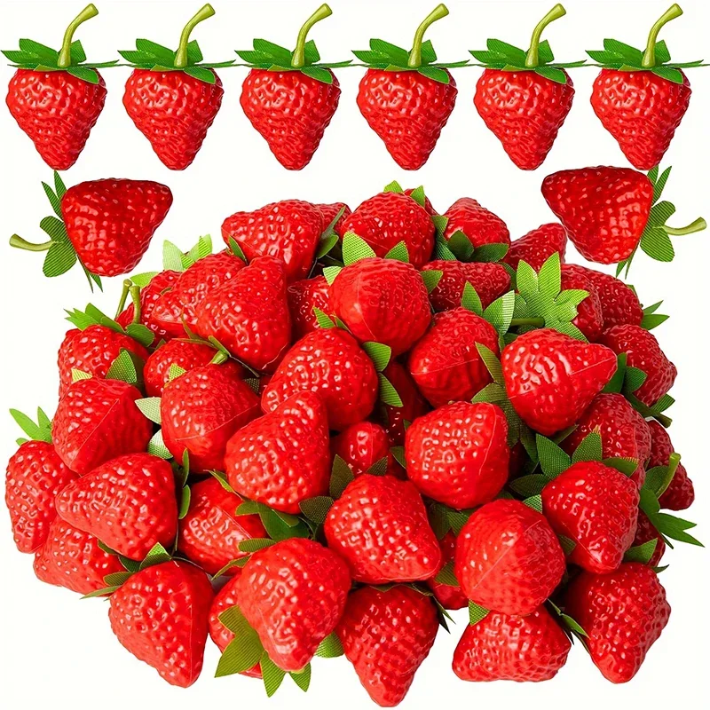 Fraises artificielles de simul - Home Decor Scrap avis et prix