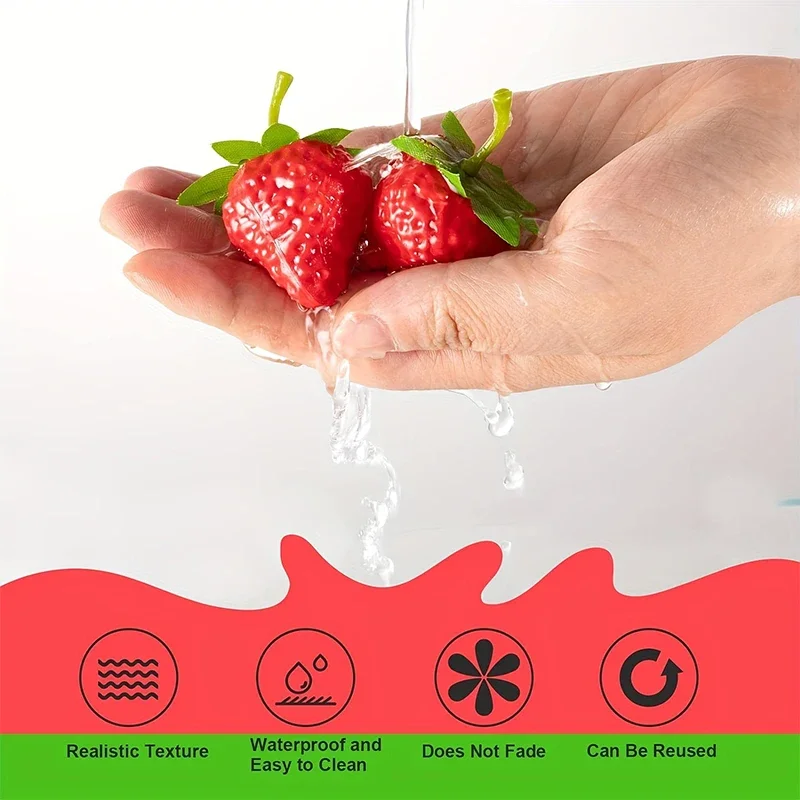 Fraises artificielles de simul - Home Decor Scrap avis et prix