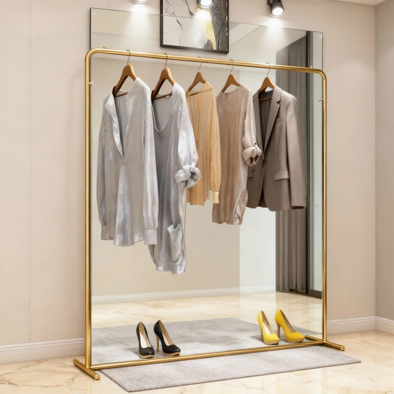 Porte-vêtements doré au Design - Home Decor Retail Stores avis et prix